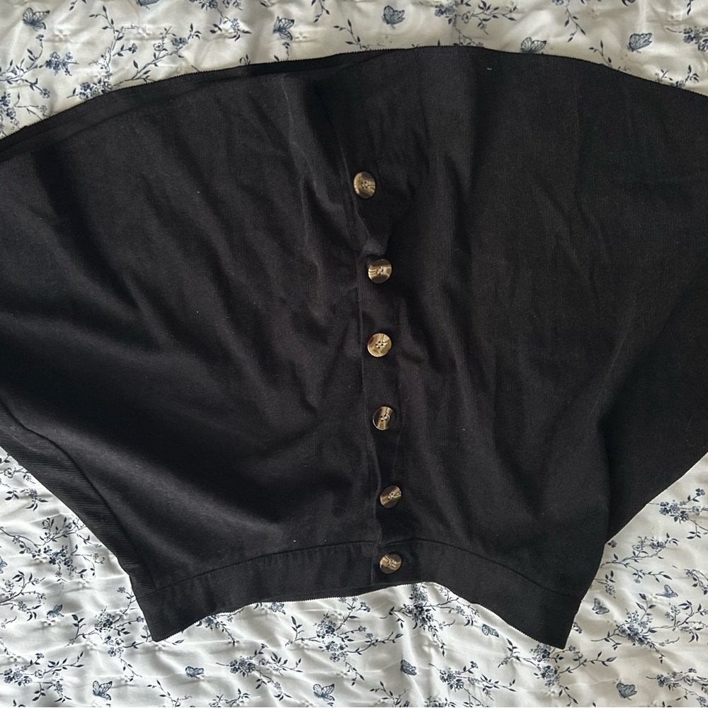 Black Button-Up Women's skirt